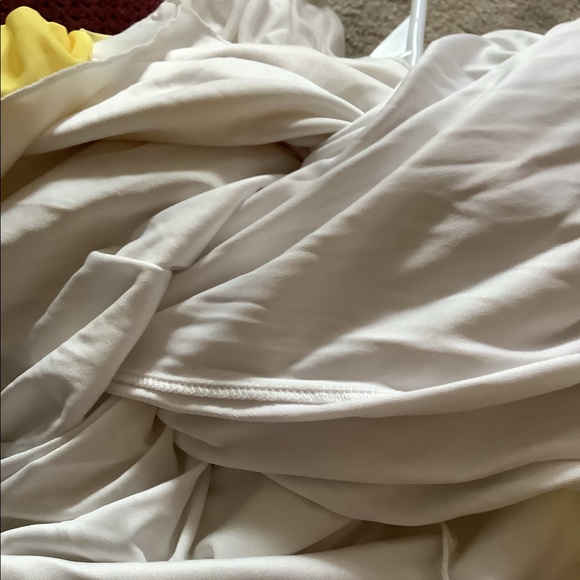 Sequin Hearts dress Grecian Look white formal or party 🎉 look soft material <7> - Picture 7 of 11